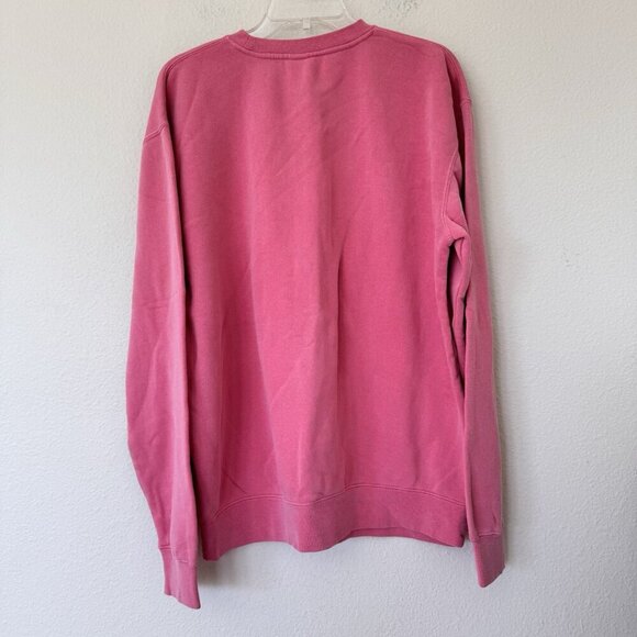 Womens Napa Valley Pullover Pink Crewneck Sweatshirt Size Large New - Picture 5 of 7